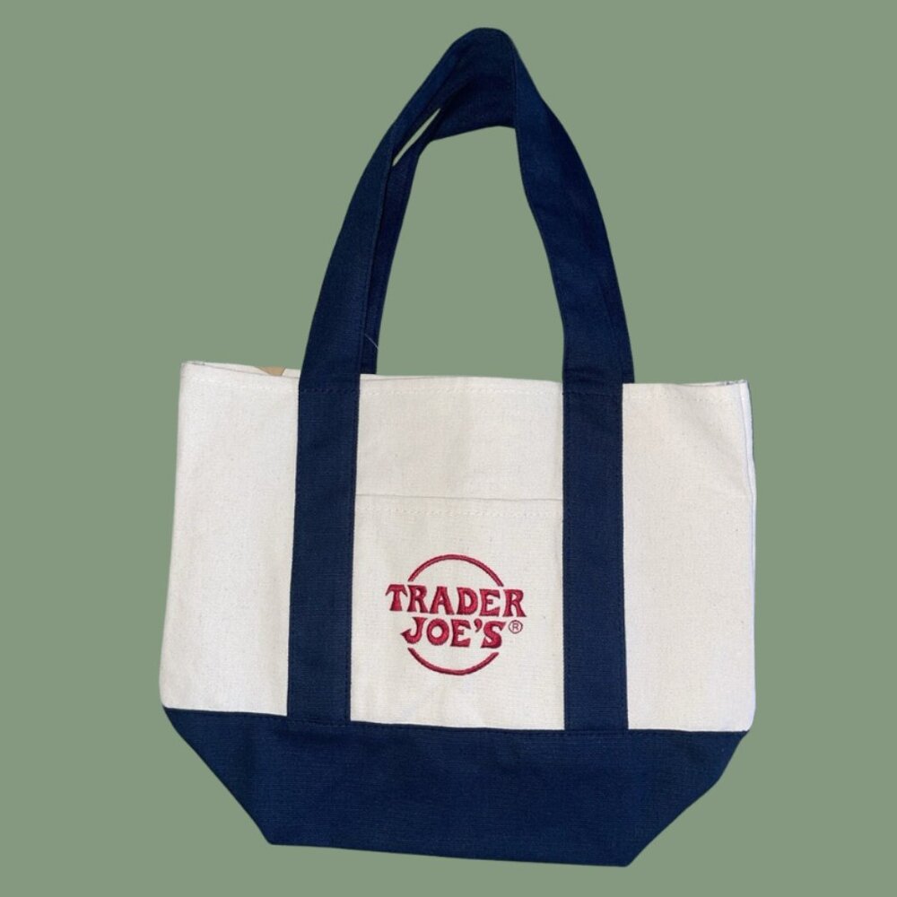 *VIRAL* Trader Joe's Navy Mini Tote